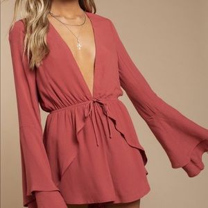 Tobi Deep V Romper